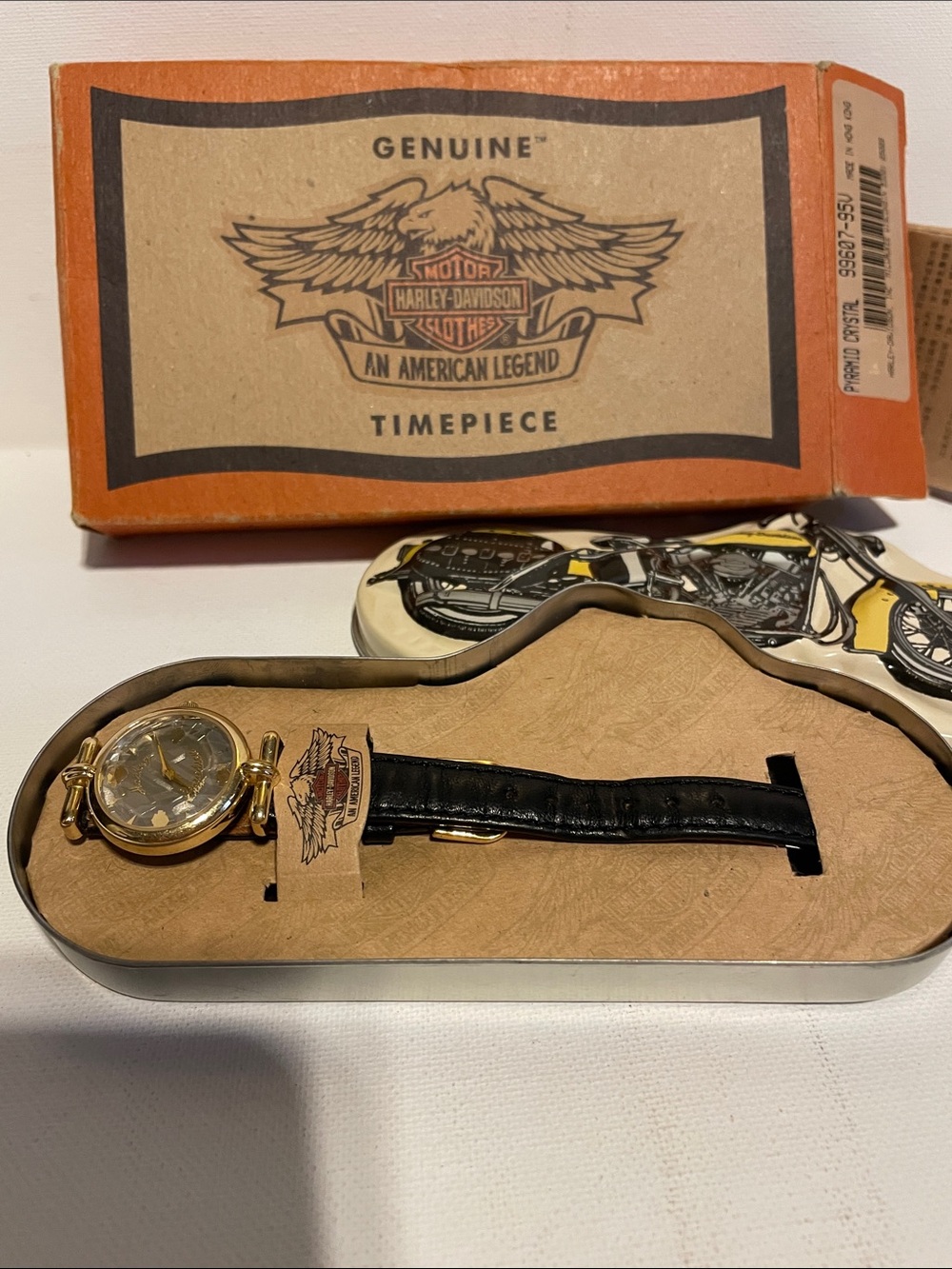 Vintage 1995 in box women Harley Davidson watch